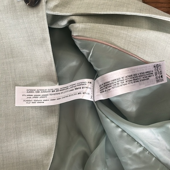 Zara Fitted Blazer with Inverted Lapel Size 2 New With Tag - Picture 13 of 15